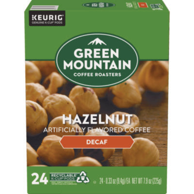 Hazelnut Decaf Coffee K-Cups, 24/box