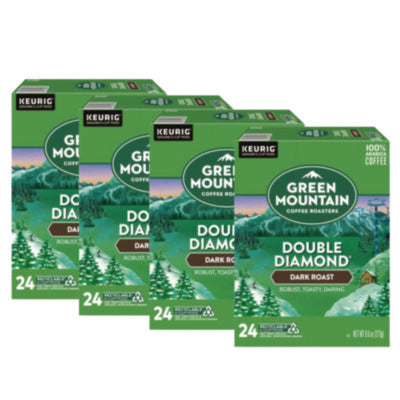Double Black Diamond Extra Bold Coffee K-Cups, 96/carton