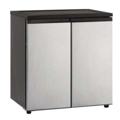 5.5 Cu.Ft. Side by Side Refrigerator/Freezer, Black/Platinum