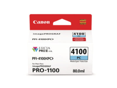 6781C002AA (PFI-4100) High-Yield Ink, Photo Cyan