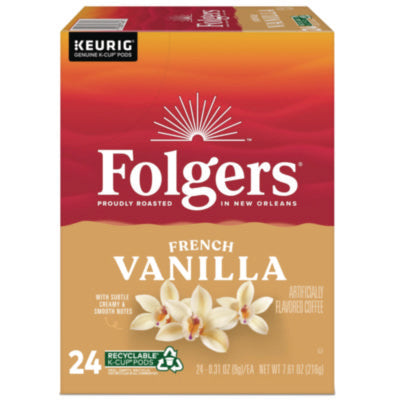 French Vanilla Coffee K-Cups, 24/Box