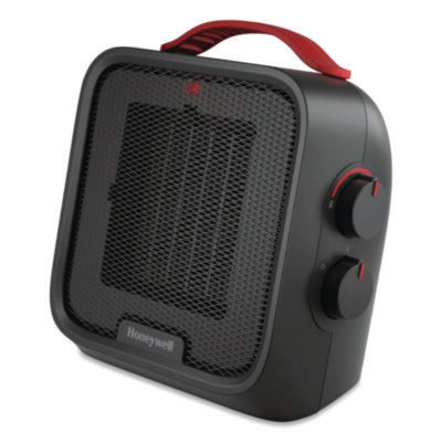 UberHeat 5 Ceramic Heater, 1,500 W, 4.5 x 4.5 x 8.86, Black