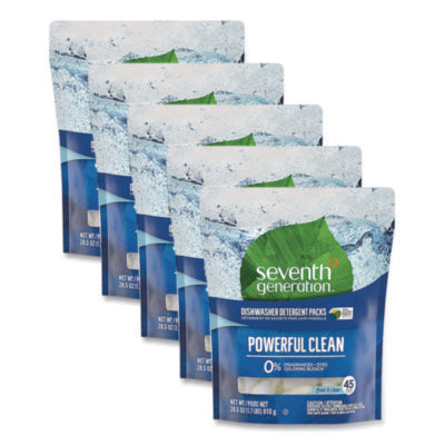 Natural Automatic Dishwasher Detergent Packs, Free and Clear