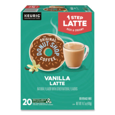 Vanilla One Step Latte K-Cups, 20/Box