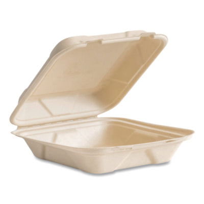 Nourish Molded Fiber Takeout Containers, Compostable, 7.9 x