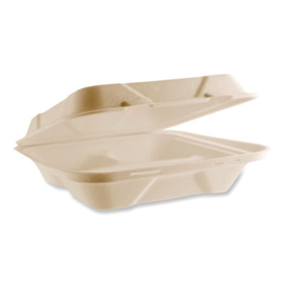 Nourish Molded Fiber Takeout Containers, Compostable, 3 Comp