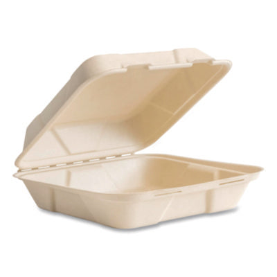 Nourish Molded Fiber Takeout Containers, Compostable, 9 x 9