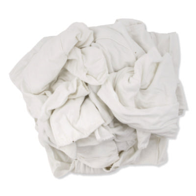 Knit Baby Diaper Rags, 2-Ply, 15 x 18, White, 25 lb/Carton