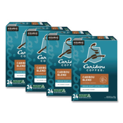 Caribou Blend Coffee K-Cups, 96/carton