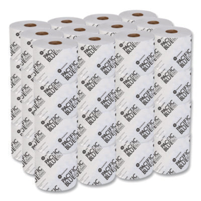 Pacific Blue Basic High-Capacity Bathroom Tissue, Septic Saf