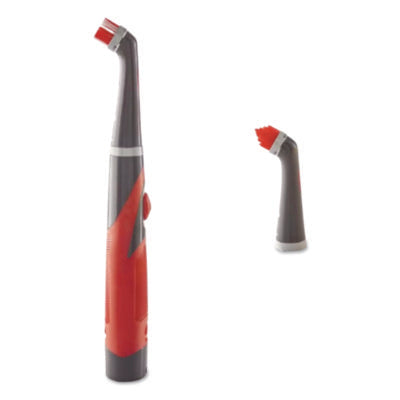 Reveal Power Scrubber, Red/White Nylon Bristles, 1.73" Brush