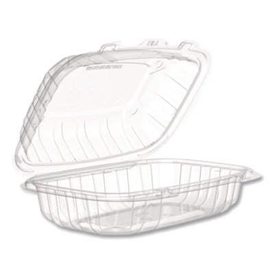 Microwaveable Hinged Containers, ProPlanet Seal, 6.5 x 9 x 3