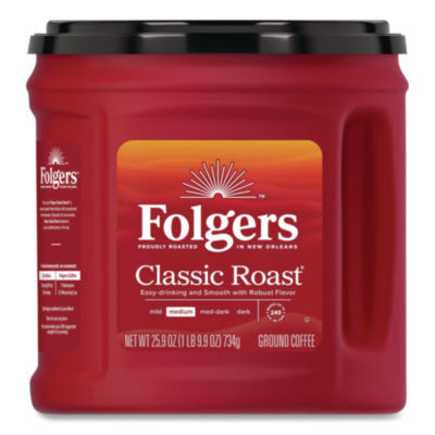 Coffee, Classic Roast, Ground, 25.9 Oz Canister
