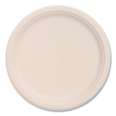Compostable Molded Fiber Dinnerware, ProPlanet Seal, Plate, 