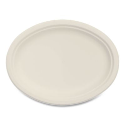Compostable Molded Fiber Dinnerware, ProPlanet Seal, Platter