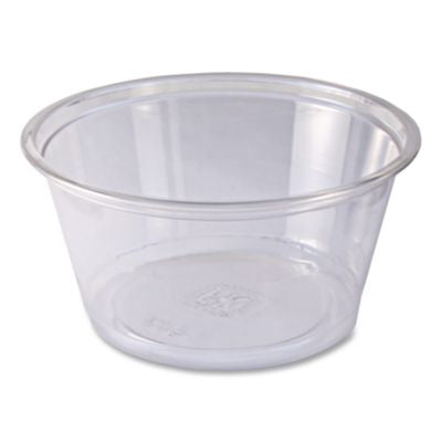 Recycleware Deli Containers, 5 oz, 3.6 x 2.6 x 1.8, Clear, P