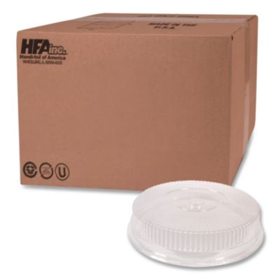 Round Plastic Dome Lid, Embossed, Fits 212/213, 16" Diameter