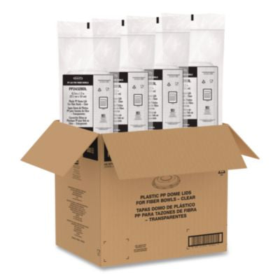 Dome Covers and Lids, For 24 oz to 32 oz Containers, 8.28" D