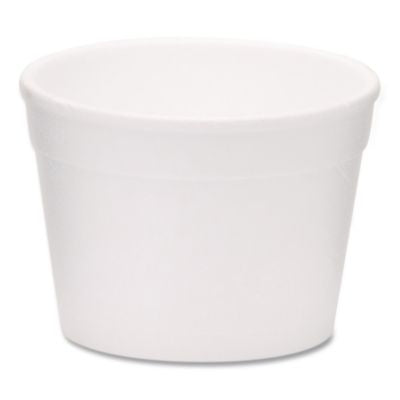 Foam Containers, 4 oz, White, 1,000/Carton