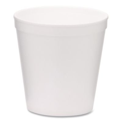 Foam Containers, Tall Style, 16 oz, White, 500/Carton