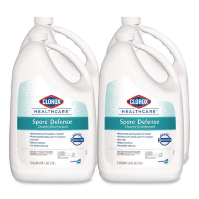 Spore Defense Cleaner Disinfectant, Open System, Unscented, 
