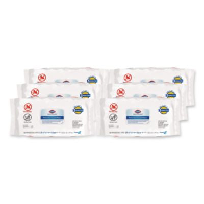 Bleach Germicidal Wipes, Disinfectant Wipes, 1-Ply, 6.75 x 9