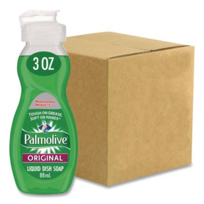 Dish Soap Liquid, Original Scent, 3 oz Bottle, 72/Carton