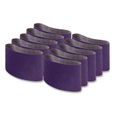 Regalite Resin Bond Cloth Belt, 80 Grit, 9.88 x 29.5, 10/Car