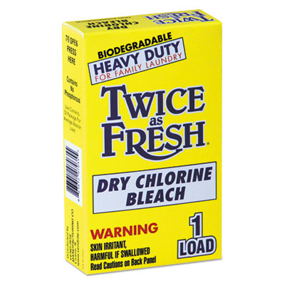 Heavy Duty Coin-Vend Powdered Chlorine Bleach, 1 Load, 100/c