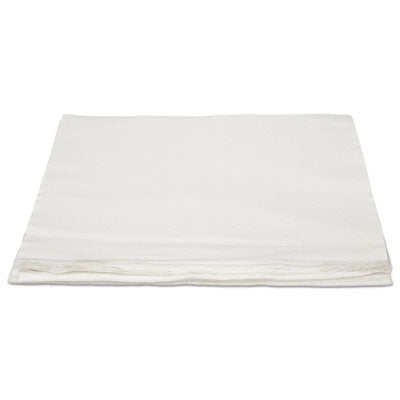 TASKBrand TopLine Linen Replacement Napkins, 1-Ply White, 16