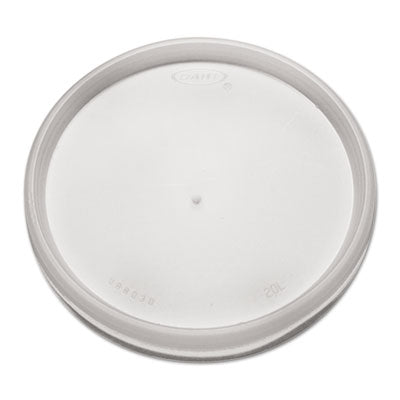 Plastic Lids for Foam Cups, Bowls and Containers, Flat, Vent