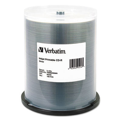 CD-R Printable Recordable Disc, 700 MB/80 min, 52x, Spindle,