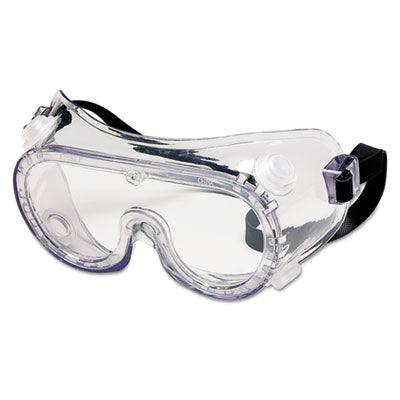 Chemical-Splash Goggles, Indirect Venting, OTG, Clear Lens, 