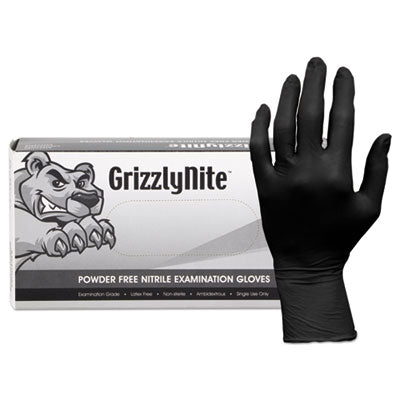 ProWorks GrizzlyNite Nitrile Gloves, Powder-Free, X-Large, 5