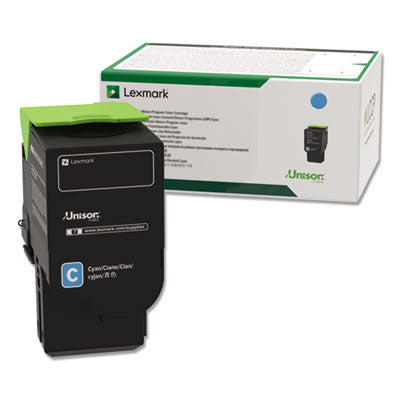 78c1uc0 Return Program Toner, 7,000 Page-Yield, Cyan