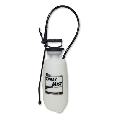 Chemical Resistant Tank Sprayer, 3 gal, 0.63" x 30" Hose, Wh