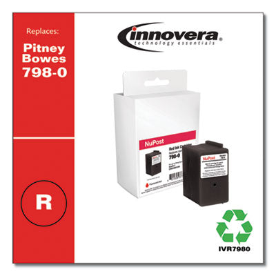 Compatible Red Postage Meter Ink, Replacement for 798-0 (SL-