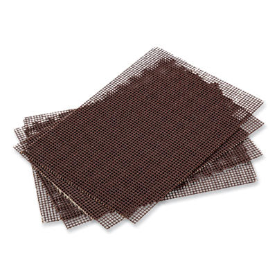 Griddle Screen, Aluminum Oxide, 4 X 5.5, Brown, 20/pack, 10