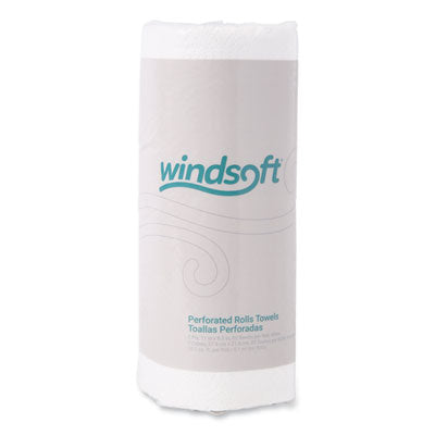 Kitchen Roll Towels, 2-Ply, 11 x 8.5, White, 85/Roll, 30 Rol