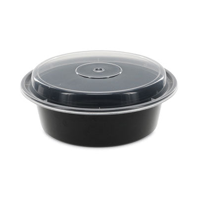 Newspring VERSAtainer Microwavable Containers, 32 oz, 7" Dia