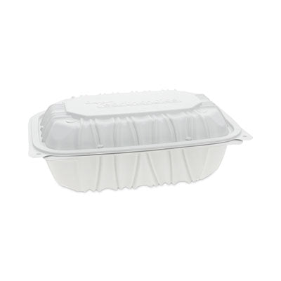 EarthChoice Vented Microwavable MFPP Hinged Lid Container, 9