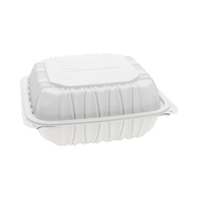 EarthChoice Vented Microwavable MFPP Hinged Lid Container, 8