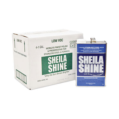 Low Voc Stainless Steel Cleaner And Polish, 1 Gal Can, 4/car