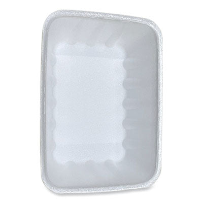 Meat Trays, #42K, 8.75 x 6.32 x 2.25, White, Foam, 252/Carto