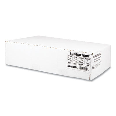 Low-Density Commercial Can Liners, 60 gal, 1.5 mil, 38" x 58