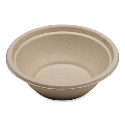 Fiber Bowls, 24 oz, 7.4 x 7.4 x 2.3, Natural, Paper, 500/Car