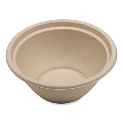 Fiber Bowls, 32 oz, 7.4 x 7.4 x 3.2, Natural, Paper, 500/Car