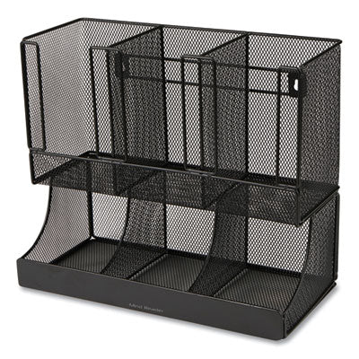Network Collection 2-Tier 6-Compartment Coffee Cup and Condi