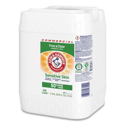 HE Compatible Liquid Detergent, Free and Clear/Unscented, 64