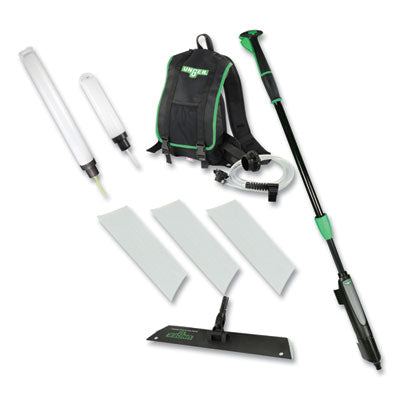 Excella Floor Finishing Kit, 20" Head, 48" to 65" Black/Gree